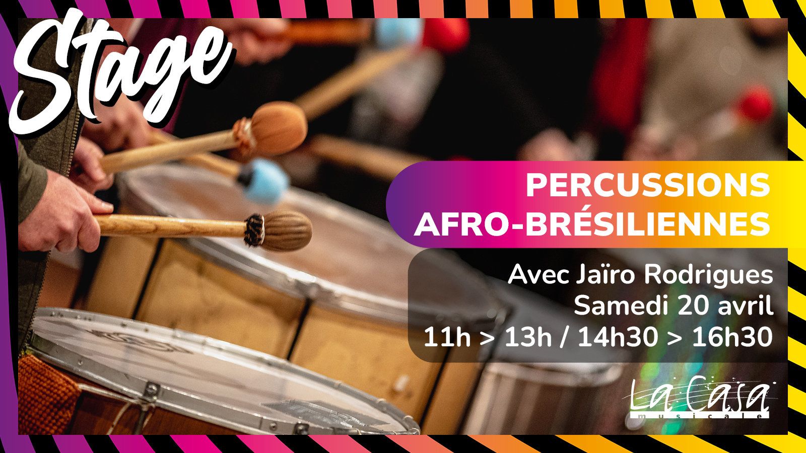 Stage Percussions Afro-Brésiliennes